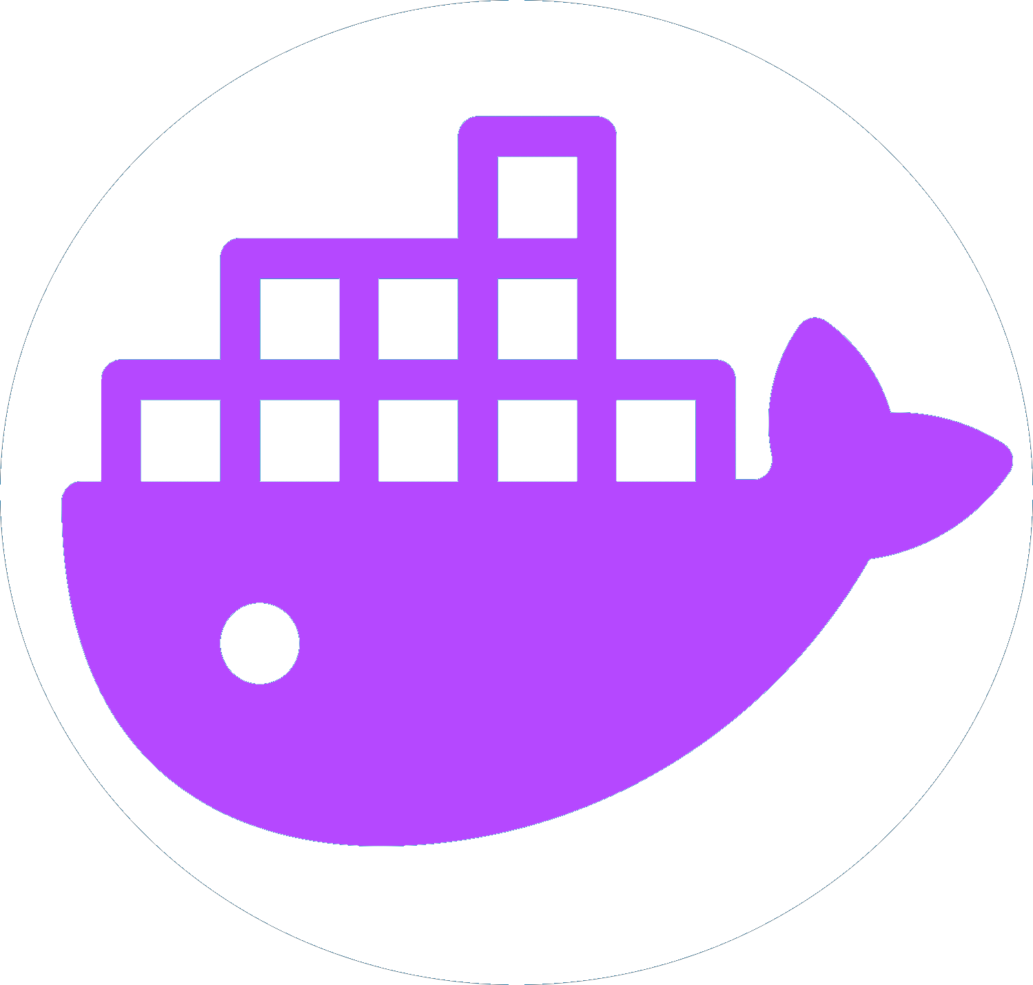 On hover Docker icon.